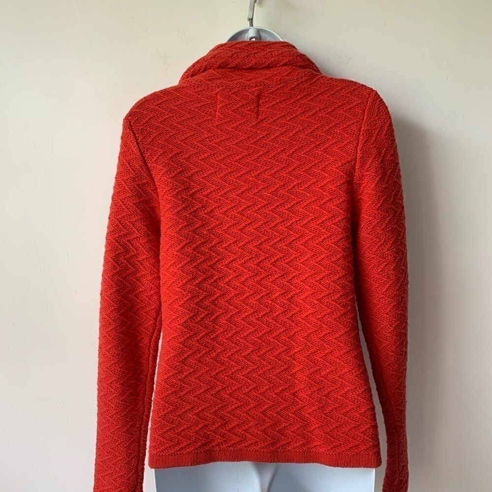 Lucky Brand Jaquard Moto Sweater Jacket - Picture 12 of 14